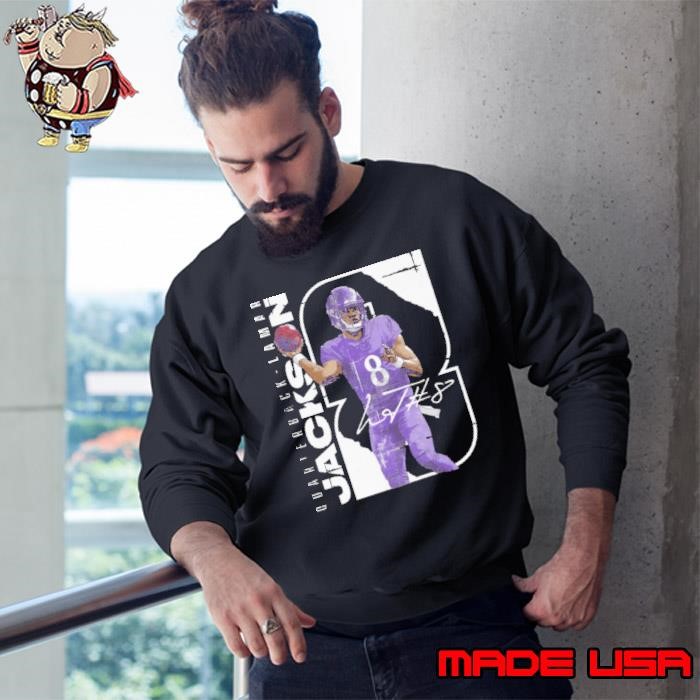 Lamar Jackson American football quarterback Baltimore Stretch Sweatshirt