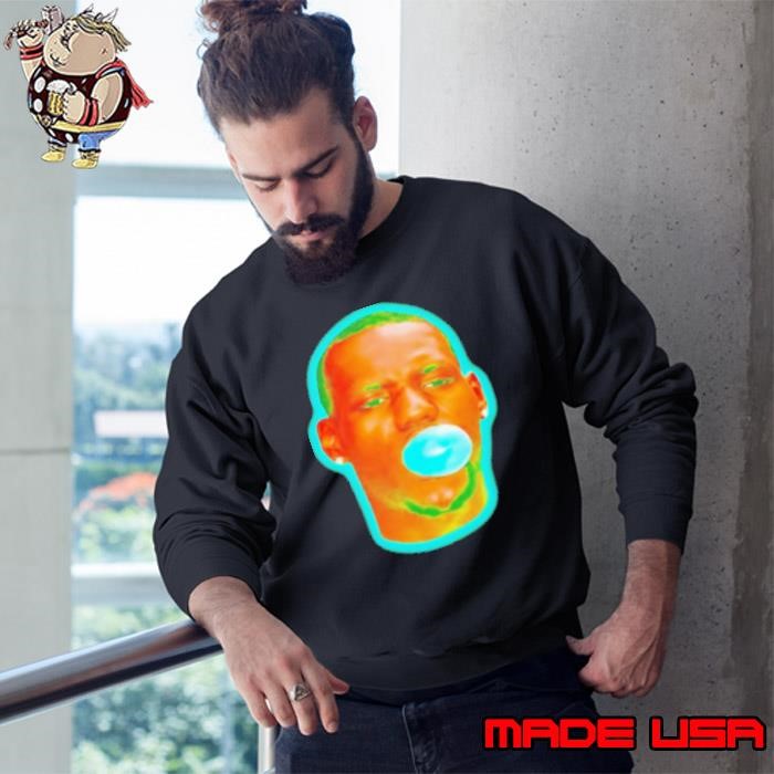 Lebron James Bubble Gum Face Sweatshirt