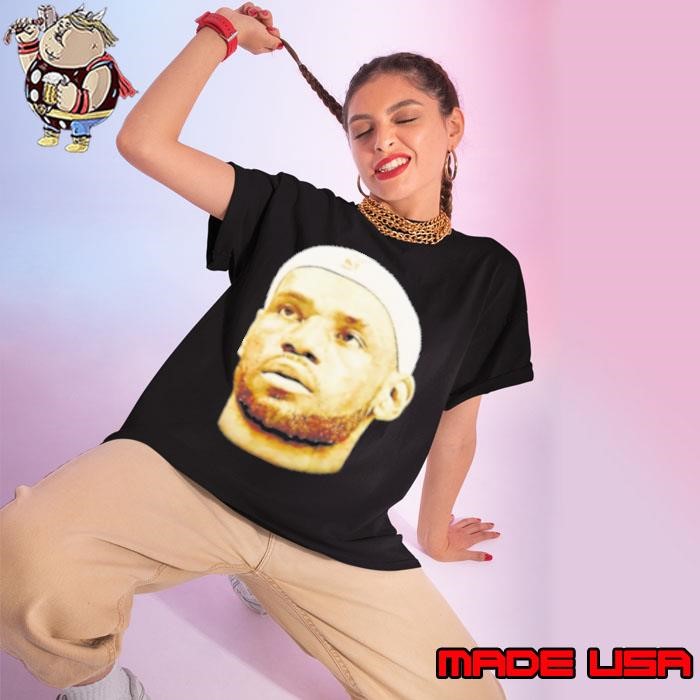 Lebron James Face Fade Ladies tee