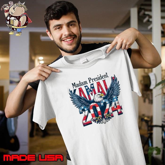 Madam President Kamala 2024 Eagle American Flag Unisex