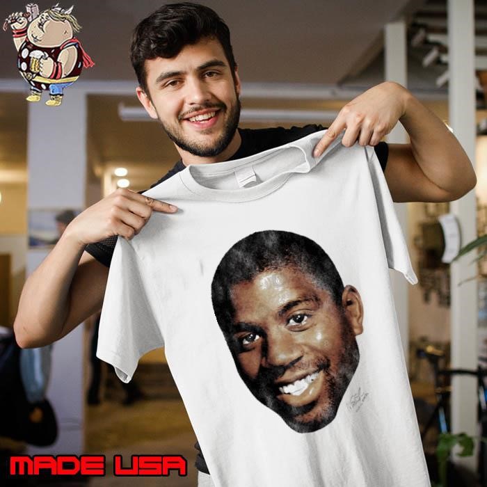 Magic Johnson American businessman and former Big Face Signature Unisex