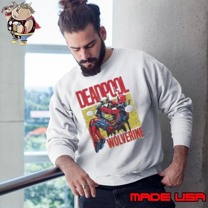 Marvel X men Deadpool And Wolverine Comic Sweatshirt