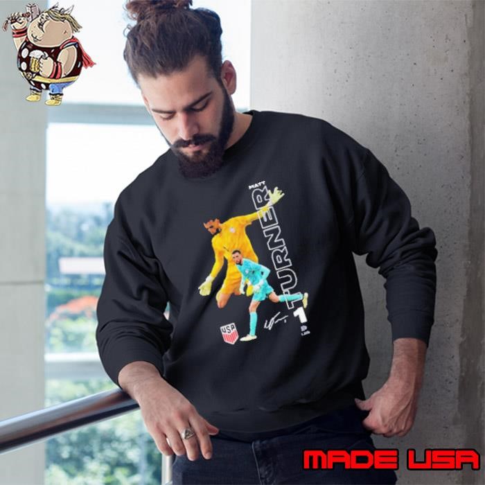 Matt Turner Soccer Player Number 1 Signature Sweatshirt