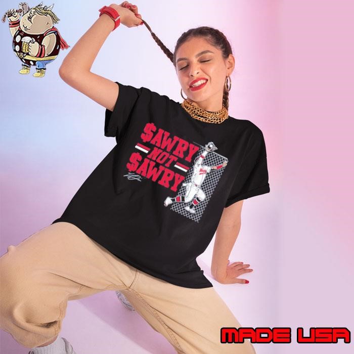 Michael Harris II Sawry Not Sawry Catch American professional baseball center fielder Ladies tee