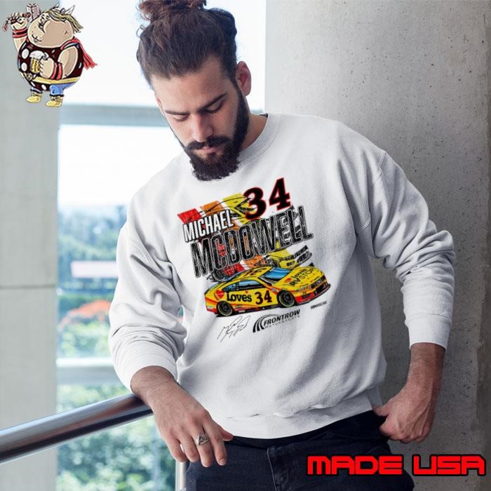 Michael Mcdowell White American professional stock car racing driver Sweatshirt