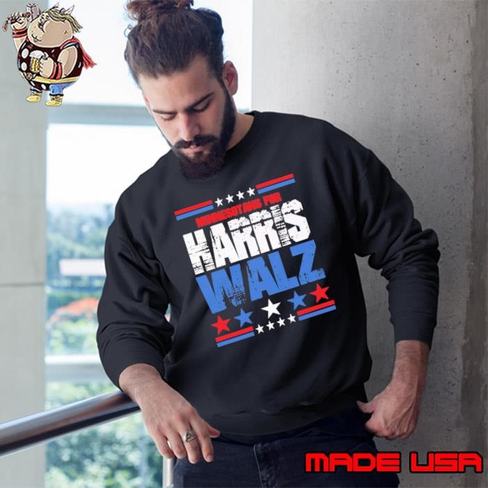 Minnesotans For Harris Waltz 2024 Election Stars Sweatshirt