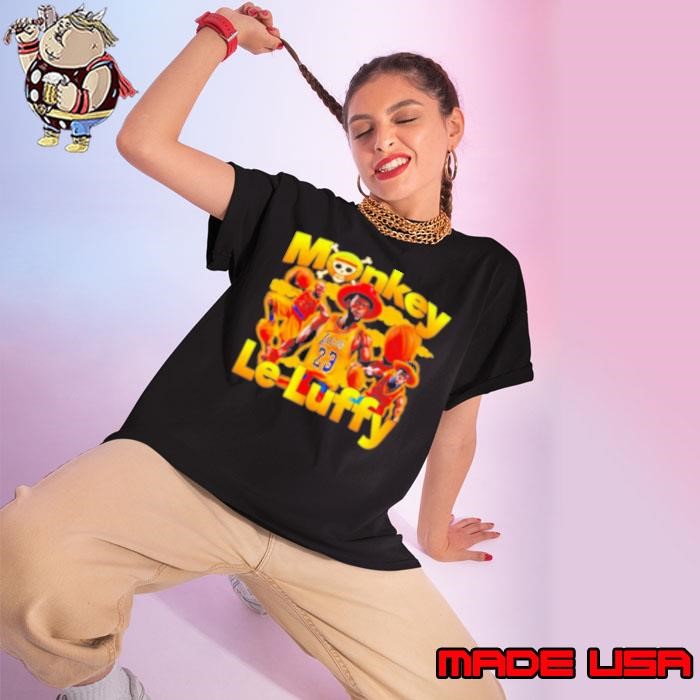 Monkey Le Luffy Lebron James Ladies tee