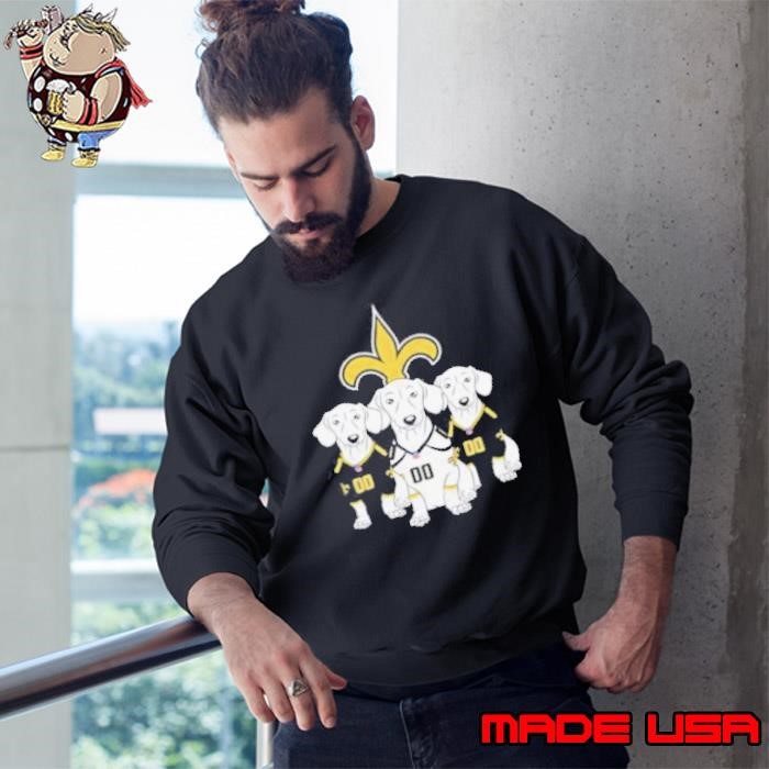 New Orleans Saints Dachshund Dogs Sweatshirt