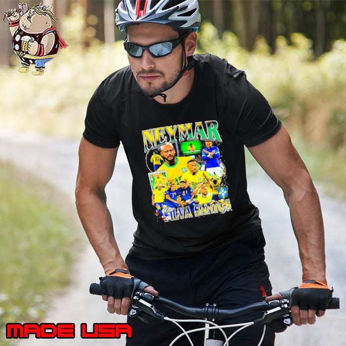 Neymar Brazil Brazilian professional footballer Vintage Bootleg Unisex