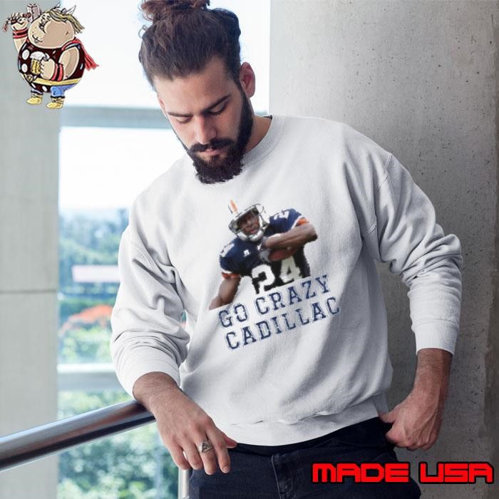 Nice #24 Go Crazy Cadillac Auburn Tigers Sweatshirt