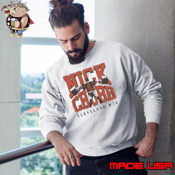 Nick Chubb Cleveland Browns football player Weightlifting signature Sweatshirt
