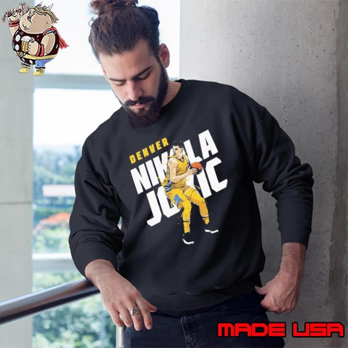 Nikola Jokic Serbian professional basketball Denver Post Up Sweatshirt