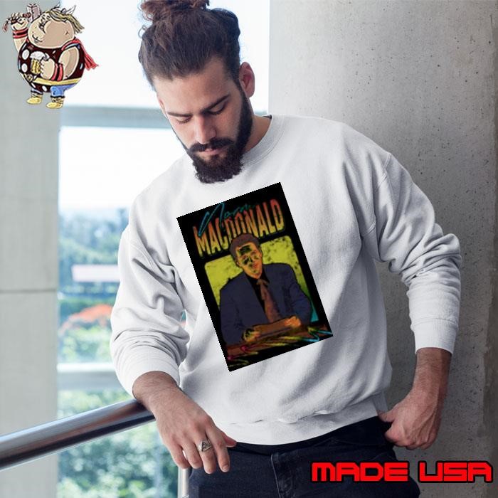 Norm Macdonald 90s Style Faded Look Fan Sweatshirt