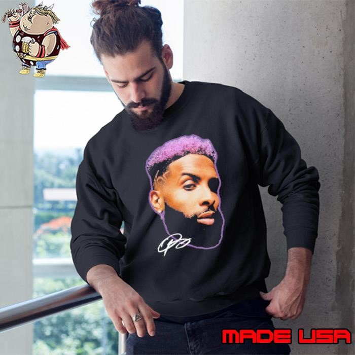 Odell Beckham Jr. Big Face an American football wide receiver Sweatshirt