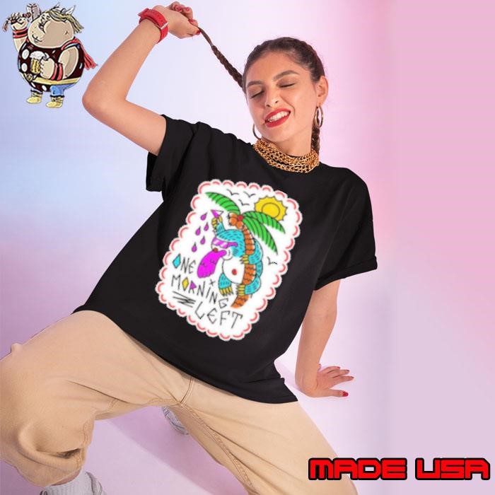 One Morning Left Merch Palm Sloth Ladies tee