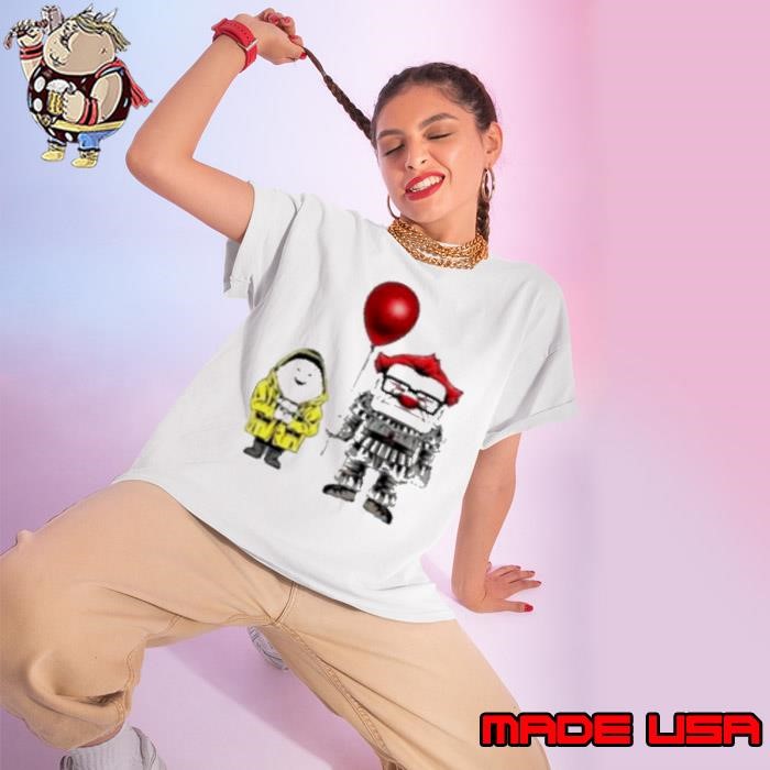 Pennywise Carl Fredricksen Russell Halloween Ladies tee