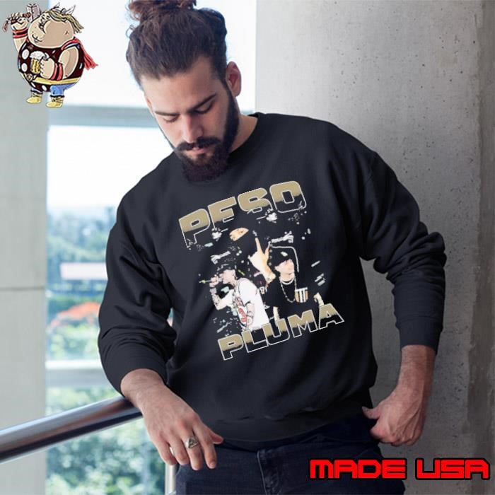 Peso Pluma Mexican singer guitar writting songs Retro Sweatshirt