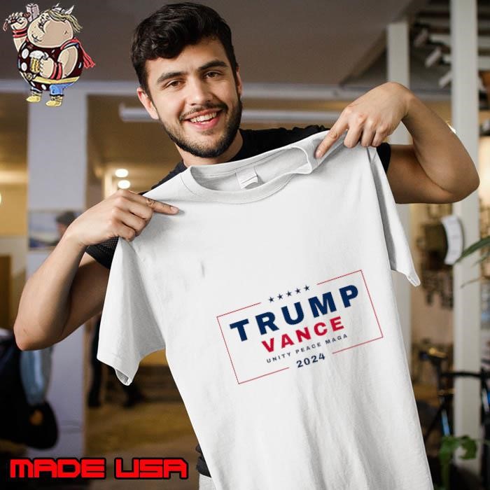 President Trump JD Vance VP Unity Peace MAGA USA 2024 Unisex