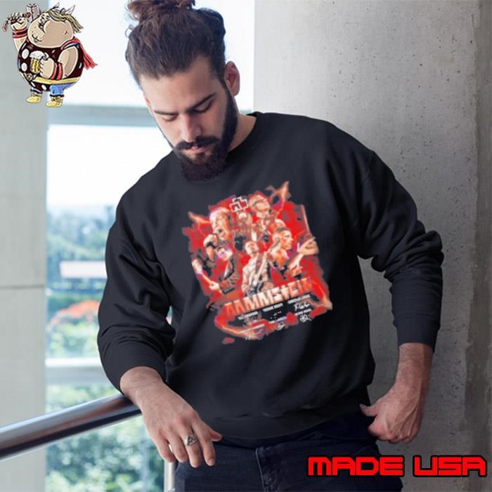 Rammstein Band Signatures 2024 Sweatshirt