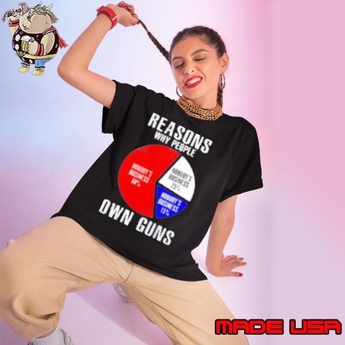 Reasons Why People Own Guns Ladies tee