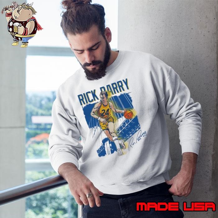 Rick Barry Golden State Square Signature Basketball Sweatshirt