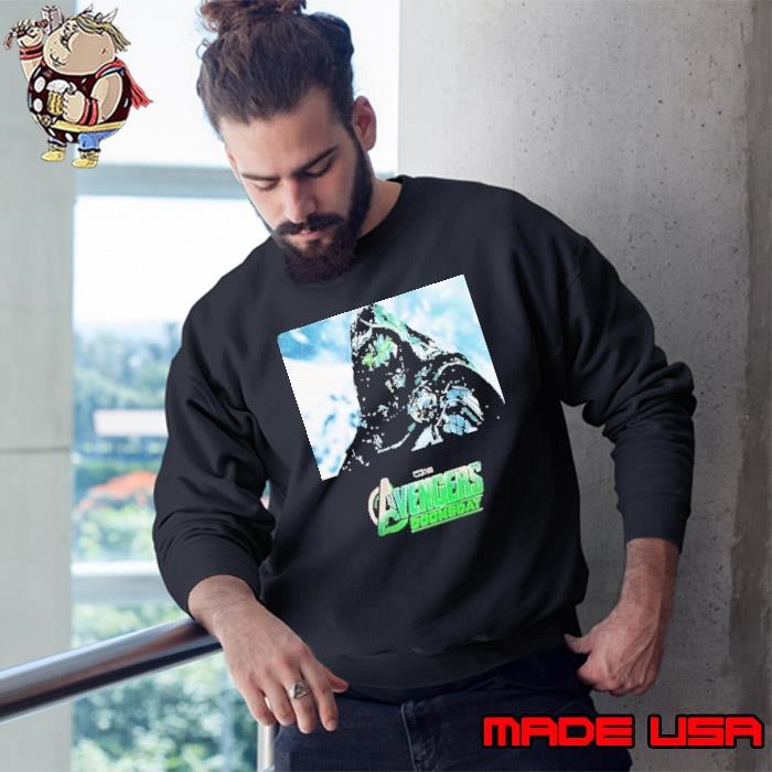 Robert Downey Jr As Doctor Doom Avengers Doomsday Marvel Studios Doctor Doom Wear Iron Man Mask Merchandise Sweatshirt