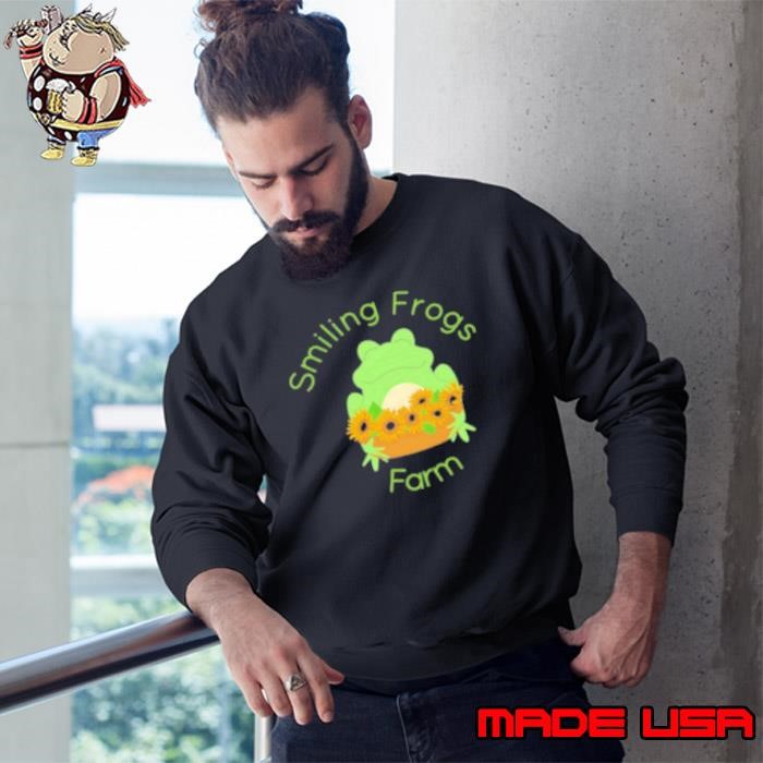Smiling Frogs Farm Sunflowers Sweatshirt