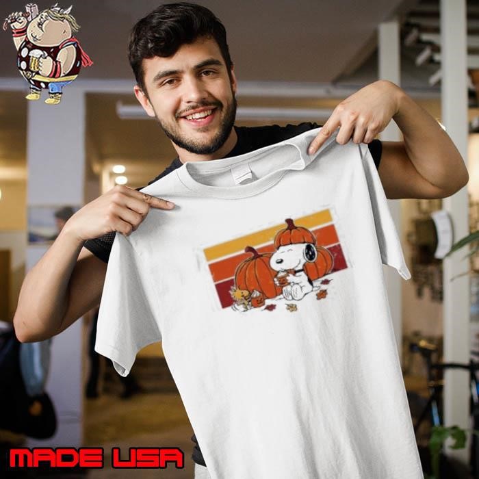 Snoopy And Woodstock Peanuts Autumn With A Pumpkin Spice Latte Unisex
