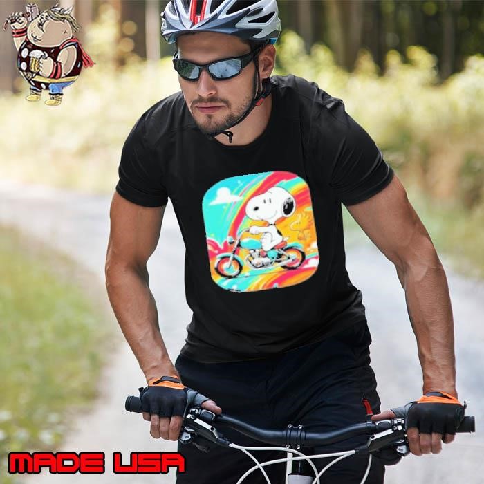 Snoopy Tribute Art Handraw Design Motorbike Bike Snoopy Unisex