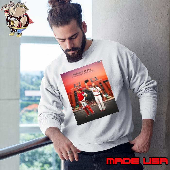 St Louis Cardinals The End Of An Era Yadier Molina And Albert Pujols 2022 Sweatshirt