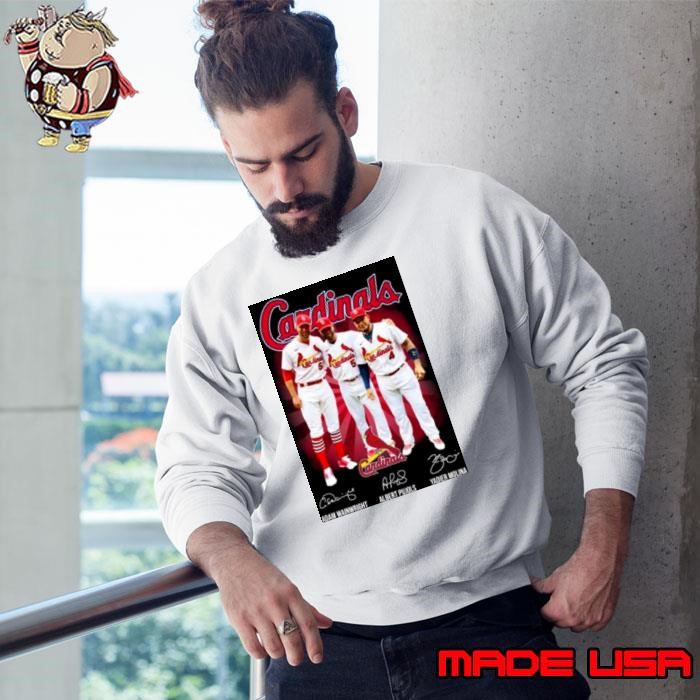 St. Louis Cardinals Adam Wainwright Albert Pujols and Yadier Molina signature Sweatshirt