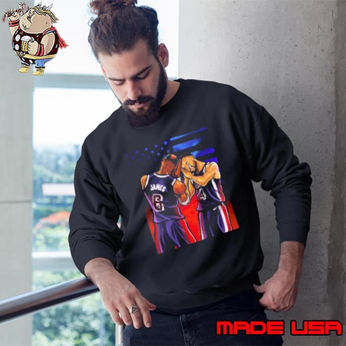 Stephen Curry And Lebron James Night Night Olympic Paris 2024 Poster Painting Sweatshirt