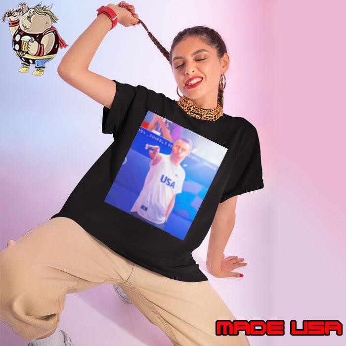 Stephen Curry Style Yusuf Dikec Vs Serbia Olympic Ladies tee