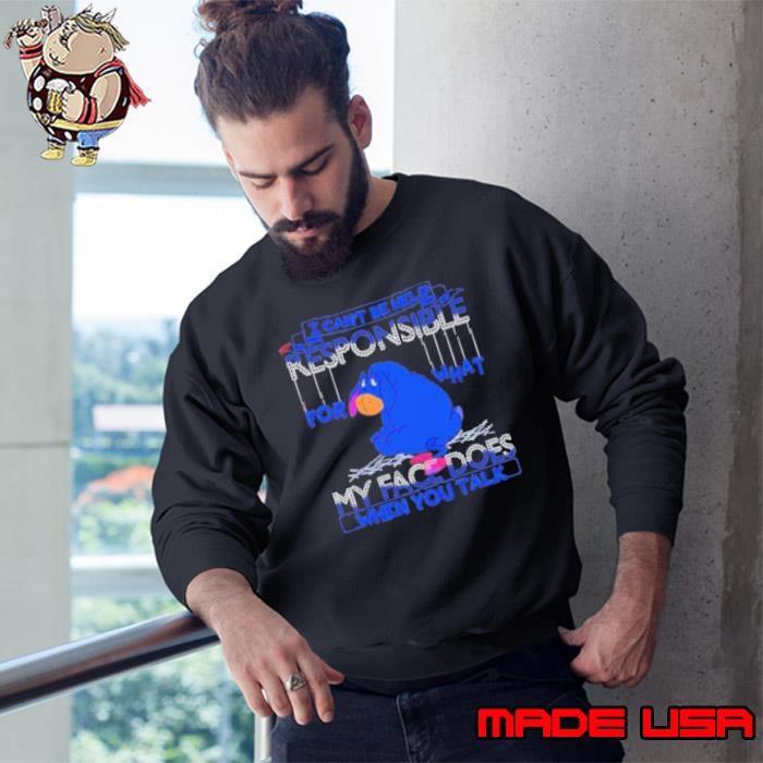 Stitch I Can'T Be Held Responsible For What My Face Does When You Talk Sweatshirt