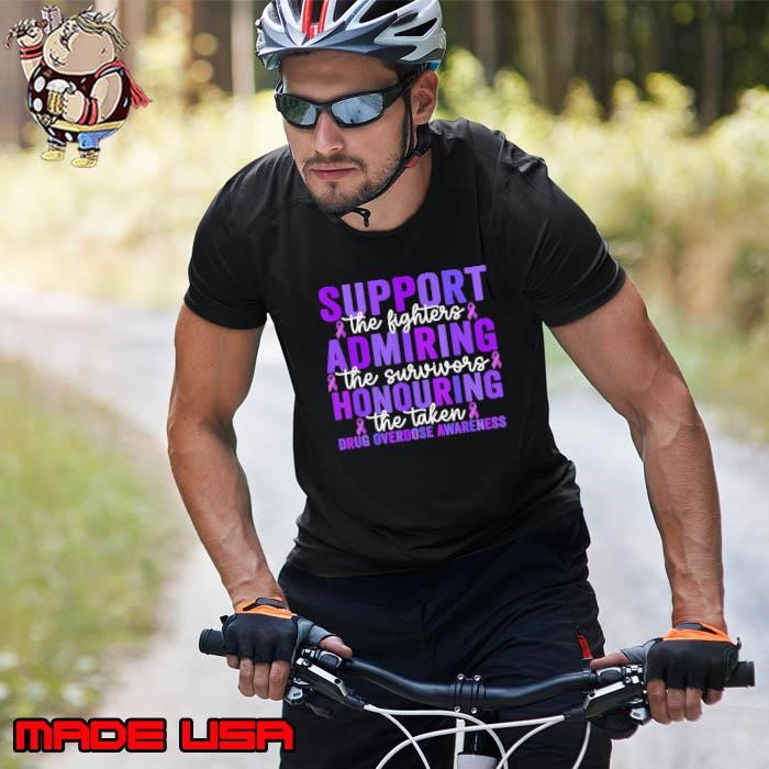 Support Fighters Honouring Taken Drug Overdose Awareness Unisex