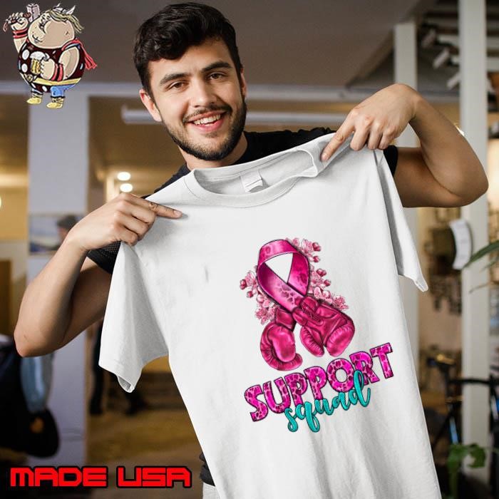 Support Squad Breast Cancer Awareness Boxing Gloves Unisex