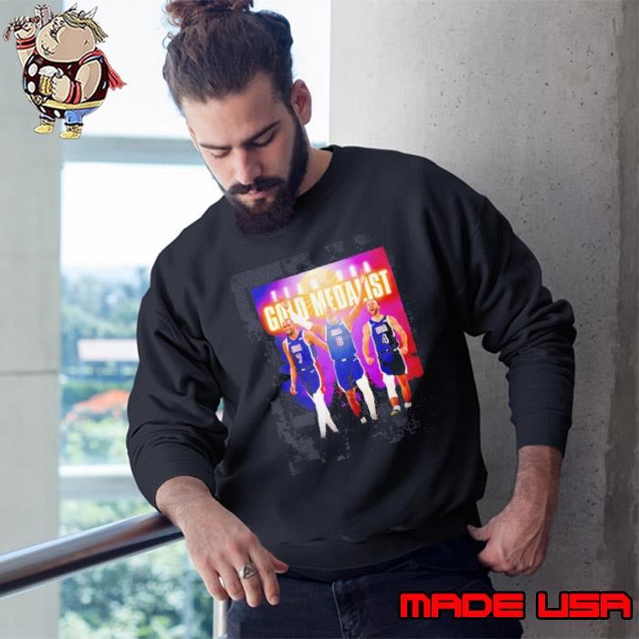 Team USA Men’s Basketball Won Gold At The 2024 Paris Olympics Big 3 Sweatshirt