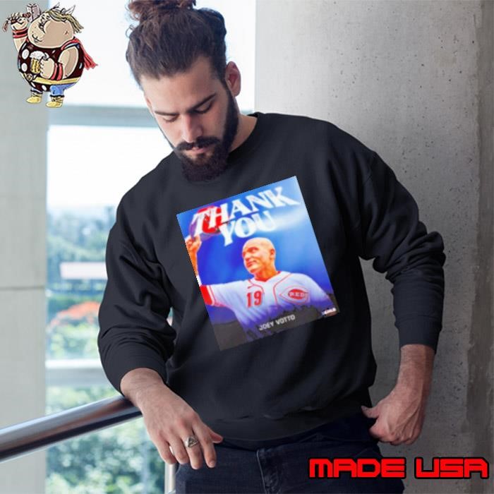 Thank You Joey Votto Cincinnati Reds Sweatshirt