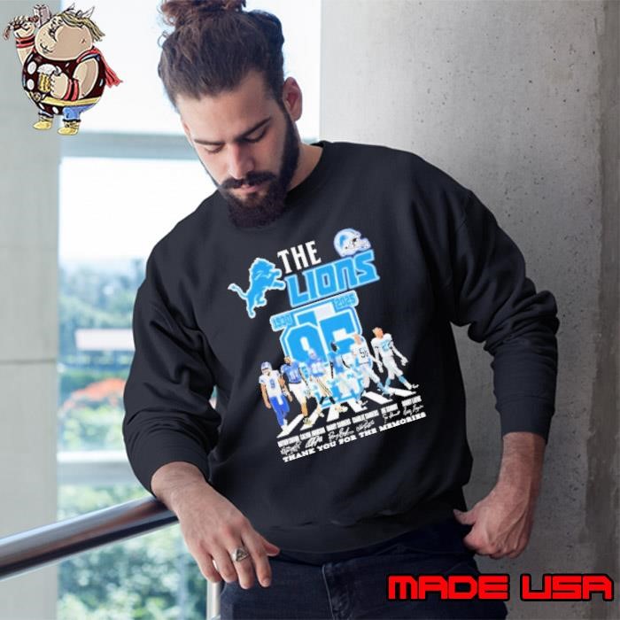 The Detroit Lions NFC 1930-2025 95 Years Thank You For The Memories Sweatshirt