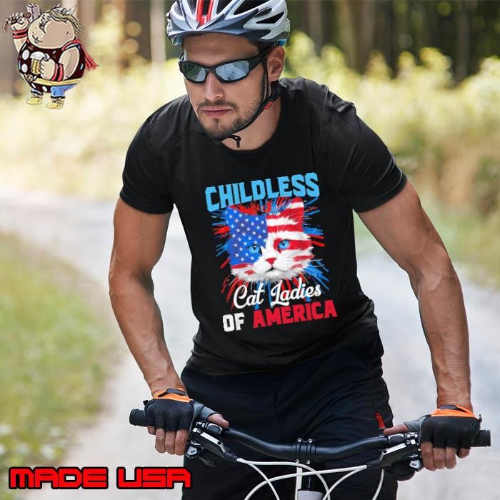 This Childless Cat Lady Is Voting Kamala Harris 2024 USa F;ag Unisex