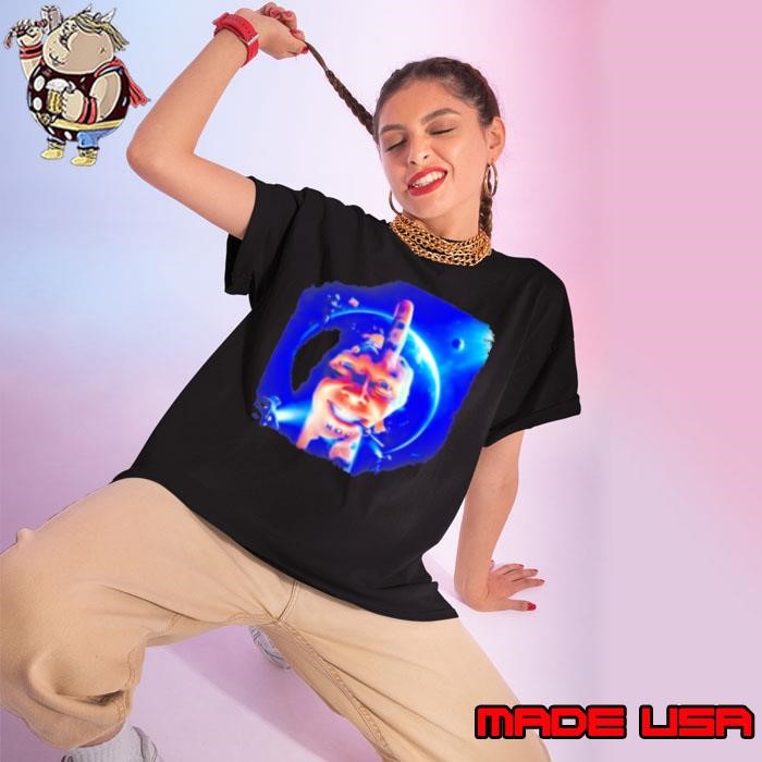 Tom Middle Finger Picture Ladies tee