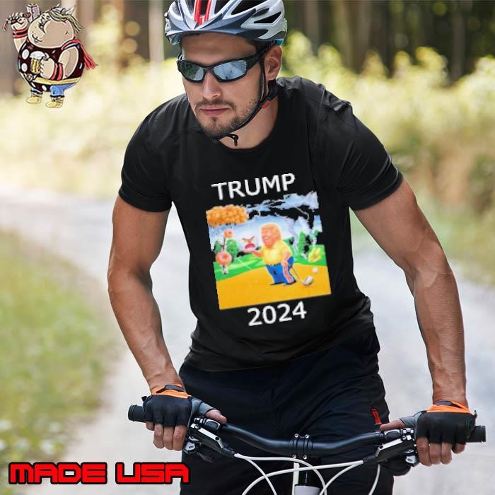 Trump 2024 Angry Crazy Golf Ball Unisex