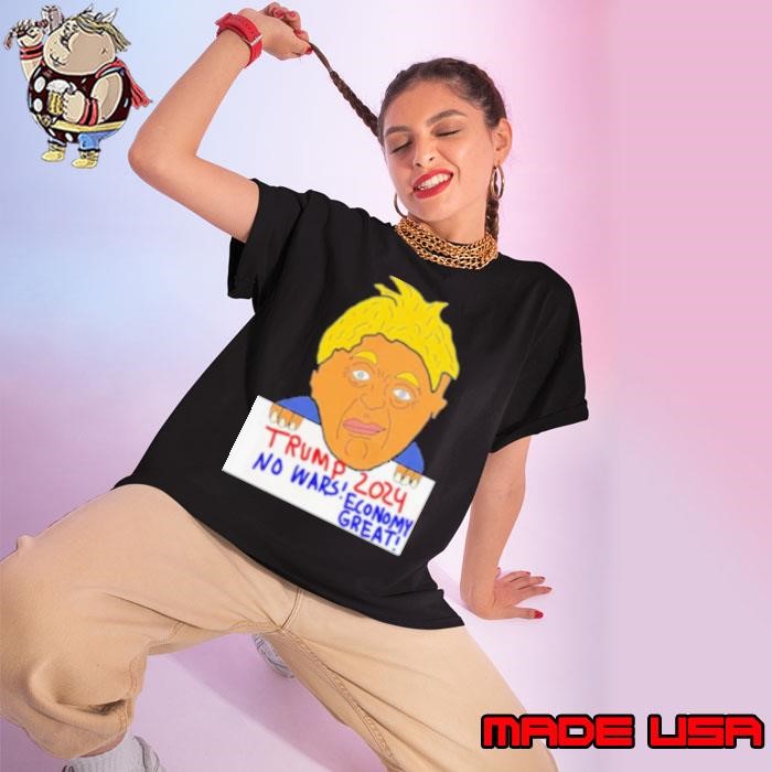 Trump 2024 No Wars Economy Great Ladies tee