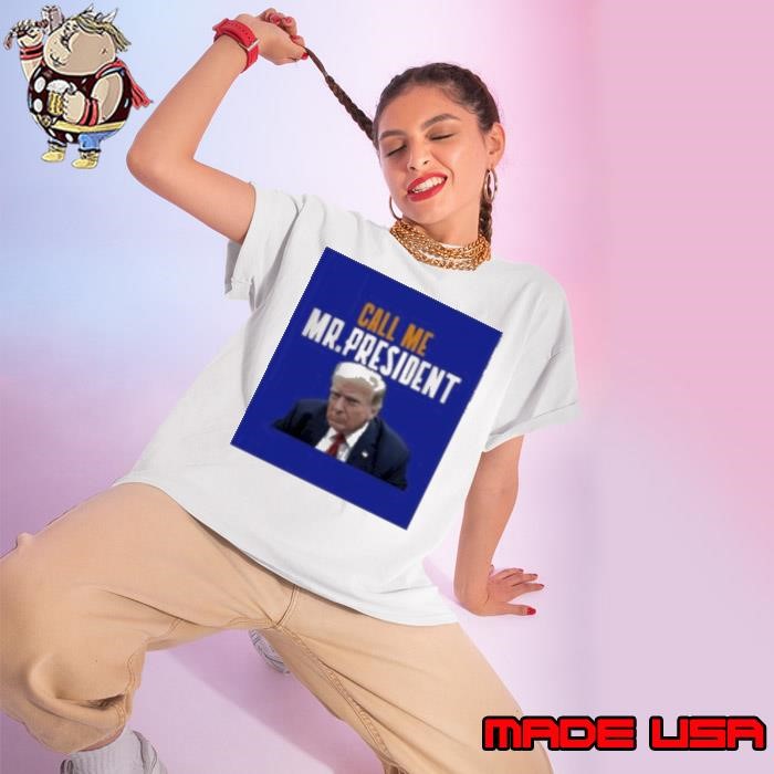 Trump Shot Call Me Mr President Ladies tee