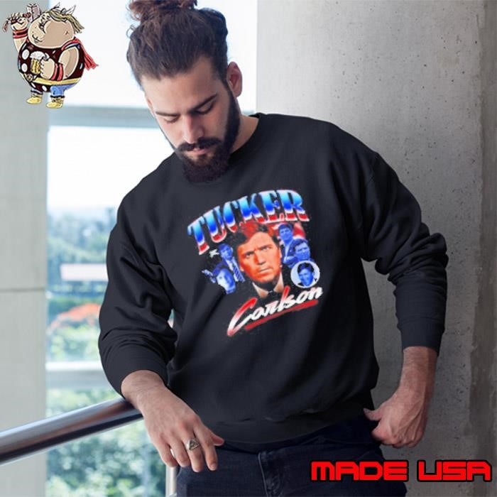 Tucker Carlson Faces Sweatshirt