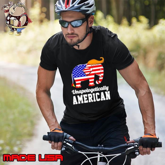 USA Flag Elephant Trump Unapologetically American Unisex
