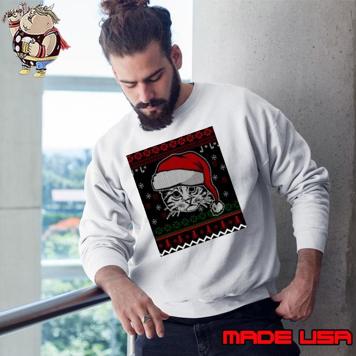 Ugly Cat Cats Christmas Sweatshirt