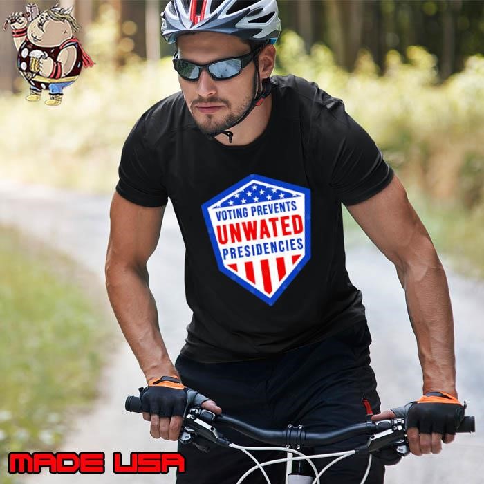 Voting Prevents Unwanted Presidencies 2024 Usa Flag Unisex