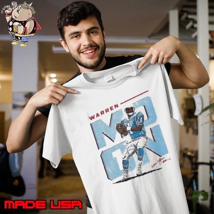 Warren Moon Houston Oilers football player signature Unisex
