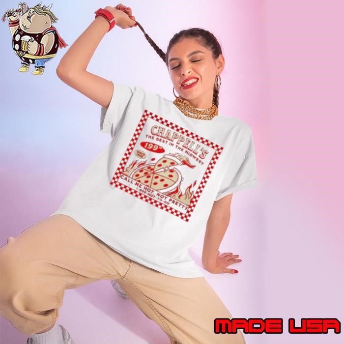 vChappell’S The Best In The Midwest Call Me Hot Not Pretty Ladies tee